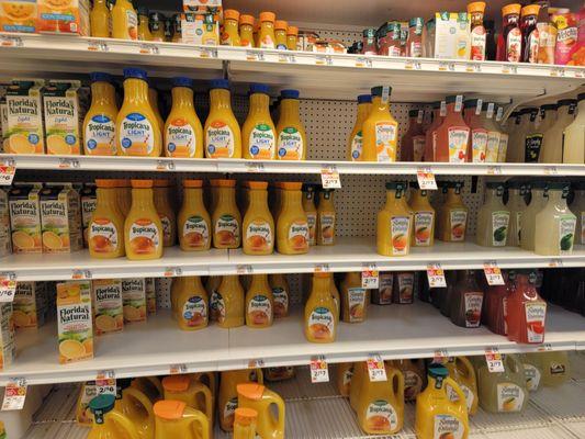 Juice aisle