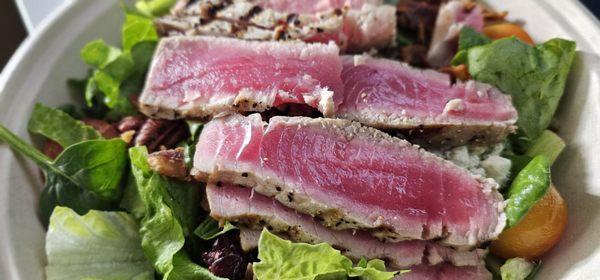 Kirby salad with added ahi tuna