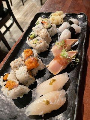 Assorted sushi