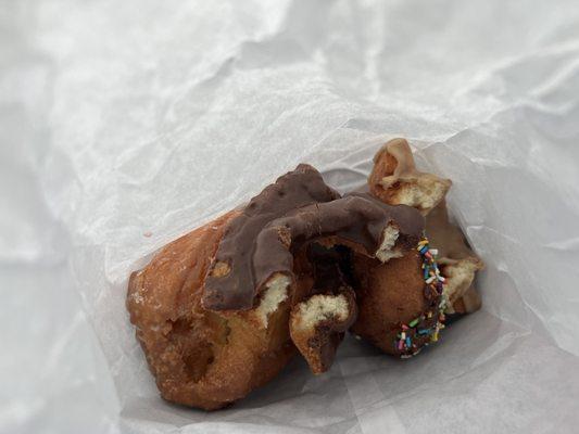 Old fashioned chocolate donut