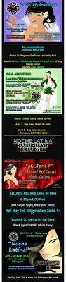 our first sat noche latin for 2020