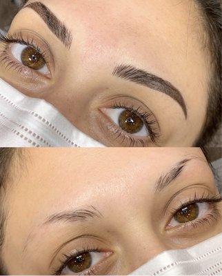 combination brows.