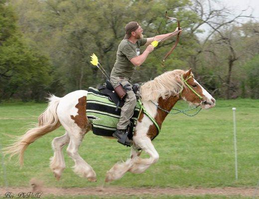 Mounted Archery bows, supplies, and Training