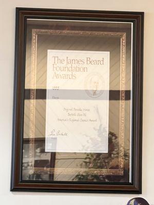 James beard award restaurant