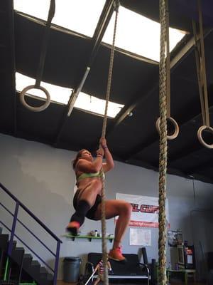 Legless rope climbs!