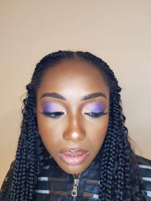 Branding Photoshoot for client...She wanted to emphasize her eyes and one of her favorite colors is purple!