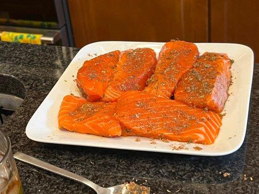 Copper river king salmon. What a treat!