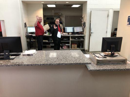 Parts Counter at Heiser Toyota