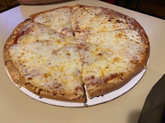 Pepperoni under the cheese. Yum!