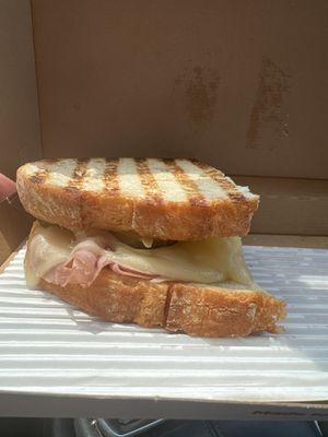 Ham,cheese and pickle Panini