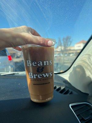 Ur tryna tell me this is an iced latte with oat milk ur wrong this is iced coffee