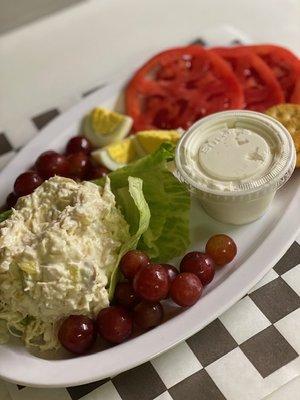 Fresh Chicken Salad Cold Plate Lunch