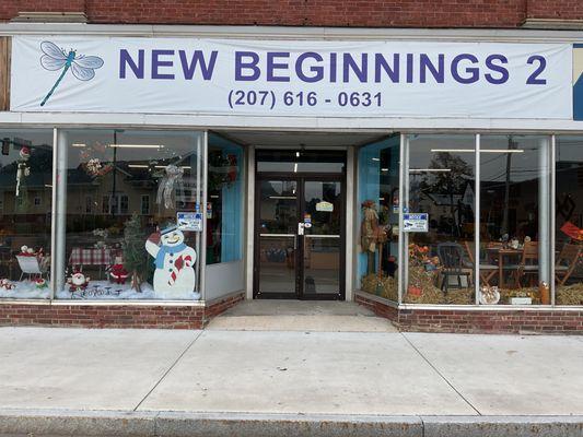 Store front for New Beginnins 2