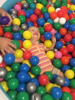 Sensory ball pit is what we also love at Gym and Fit.