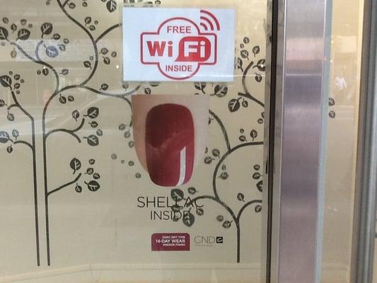 Free wi-fi available in side.