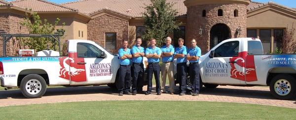 Our Casa Gande termite prevention team.