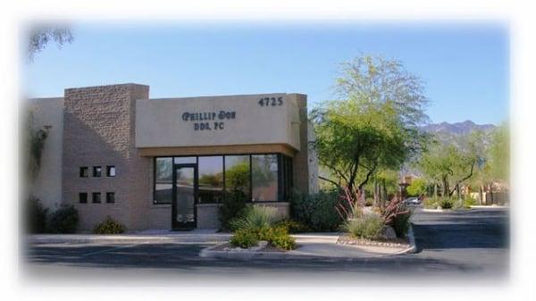 The office is located in the Swan Corporate Center at the NE corner of Swan Rd and Camp Lowell Rd in Tucson.