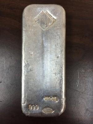 100 oz silver bar