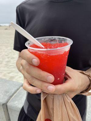 Strawberry and Watermelon shaved ice