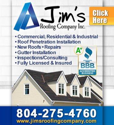 Jim's Roofing Company Inc.