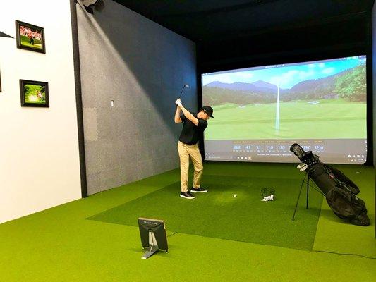 Trackman technology for swing and ball flight analysis