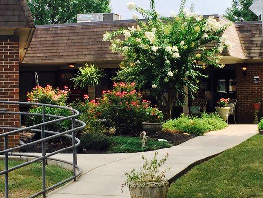 The Waters of Gallatin Nursing and Rehabilitation Center is in full bloom this summer!