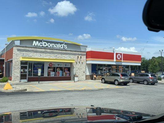 McDonalds connected to the Circle K