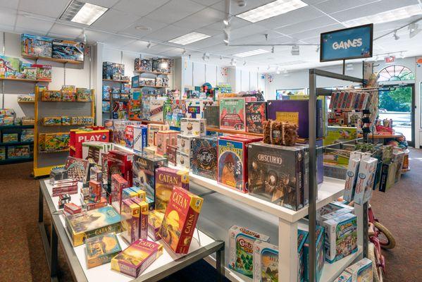 Games galore! For the solitary player to the entire family, and adult game night to boot!