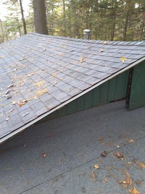 Totally replaced an original tar roof with singles for this hundred plus year old summer cabin on Saylors Lake PA