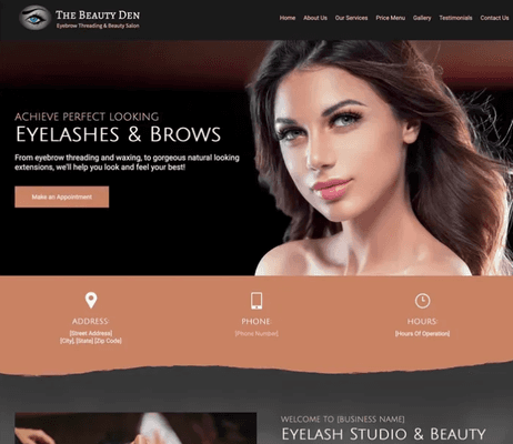 Beauty Salon Website