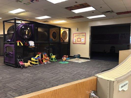 Small section of kids area