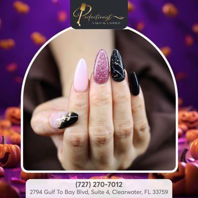 This Halloween, let your nails shine with frightful fun!