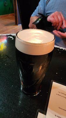 Shamrock in the foam