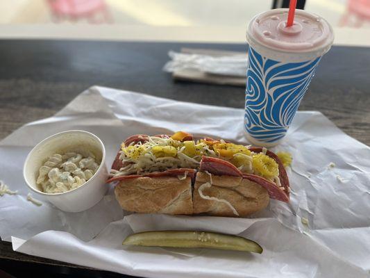 The #1. The Original Dave's Cosmic Sub with Mac N Cheese