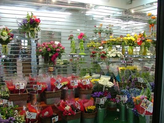 Fresh flowers are our specialty. We stock over 25 different varieties of roses, plus dozen of different types of flowers.