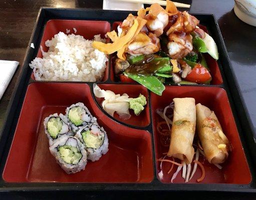 Teriyaki Shrimp Bento Box