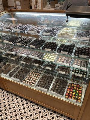 Assortment of chocolates