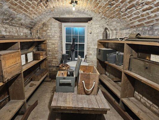 Artillery store room