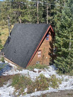 Cabin roof replacement in Blue River Colorado