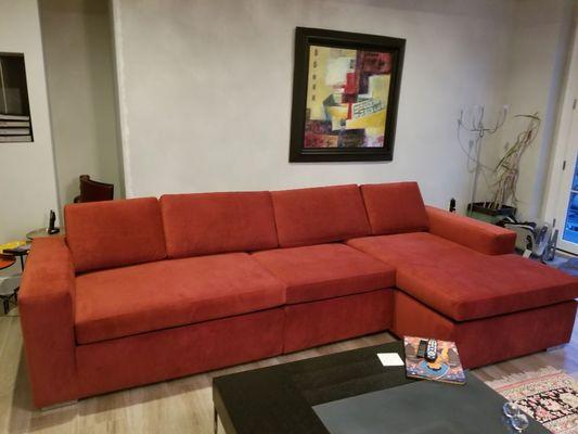 Modernized sectional and built arms