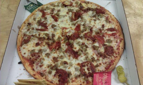 pepperoni and sausage, large