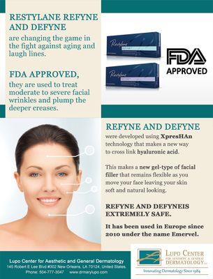 Visit our website to learn more: http://www.drmarylupo.com/restylane-refyne-restylane-defyne/index.html #Restylane #Skin #Beauty #BestDoctor