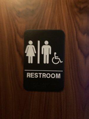 All gender restroom