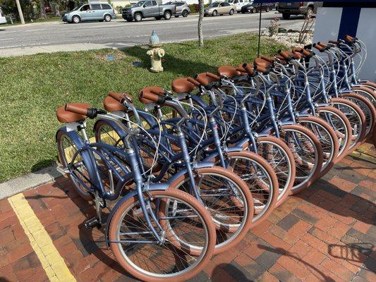 Bikes?  We have the best.  These 3 speed beach cruisers are top of the line.