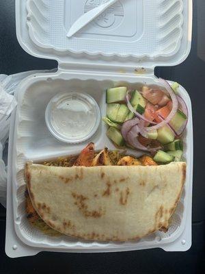 To-Go Chicken Kebab Plate