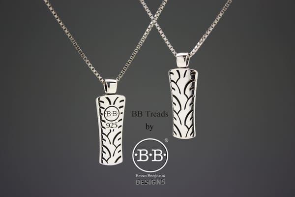 Tire Tread pendants celebrating awesome tire treads of your favorite wheels