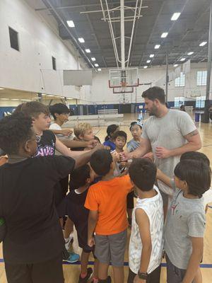 Basketball is all about teaching our next generation to be leaders and to come together! #community #Success4hoopz #oc #orangecounty