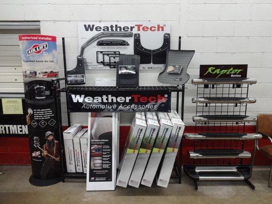 We offer the full line of WeatherTech products!