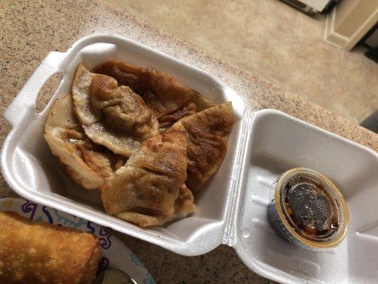 Fried dumplings!