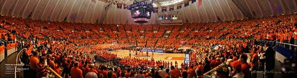 "Paint the Hall Orange" game vs. Wake Forest, one of best selling panorama photos